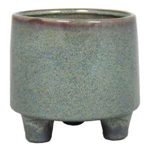 Plant Pot on Feet, turquoise